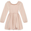 Charmeuse Bubble Dress, Pink - Dresses - 1 - thumbnail