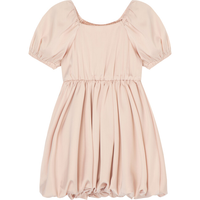 Charmeuse Bubble Dress, Pink