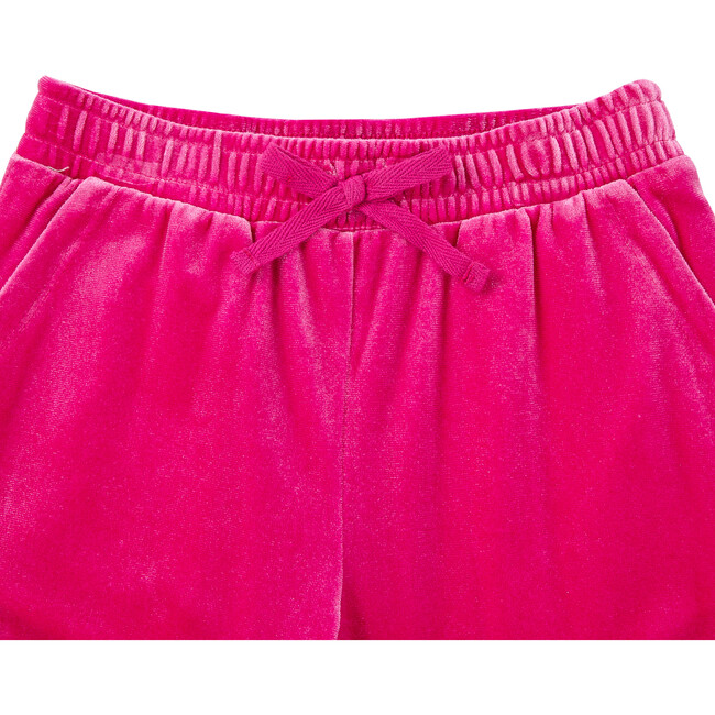Velour Tracksuit Set, Pink - Sweatshirts - 4