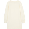 Cable Knit Sweater Dress, Off-White - Dresses - 2