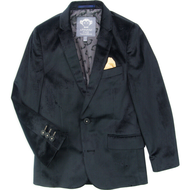 Suit Blazer, Black Velvet