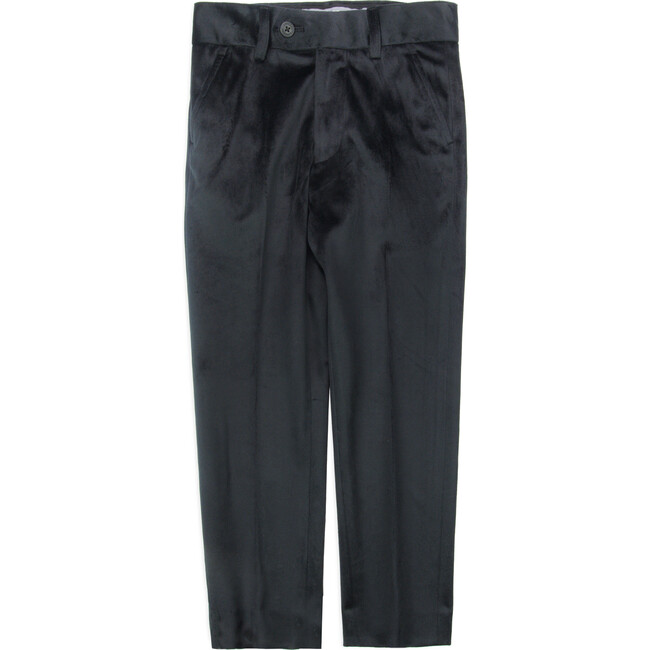 Suit Pant, Black Velvet - Suits & Separates - 1