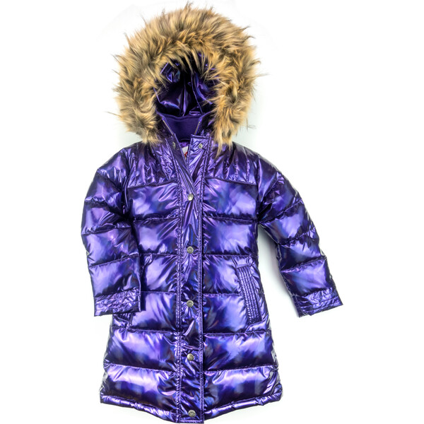 Long Down Coat, Purple Passion - Appaman Outerwear | Maisonette