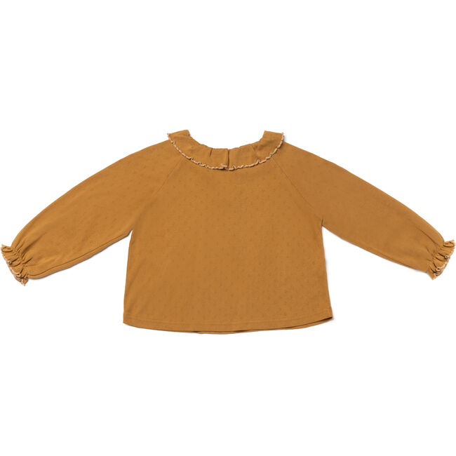 Knit Sunflower Top, Mustard