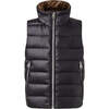 Kylo Down Vest, Black - Coats - 1 - thumbnail