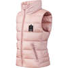 Cleo Toddler Light Down Vest, Pink - Coats - 2 - thumbnail