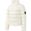 Kassidy Light Down Jacket, Ivory - Coats - 2