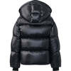 Jesse Hooded Down Jacket, Black - Coats - 3