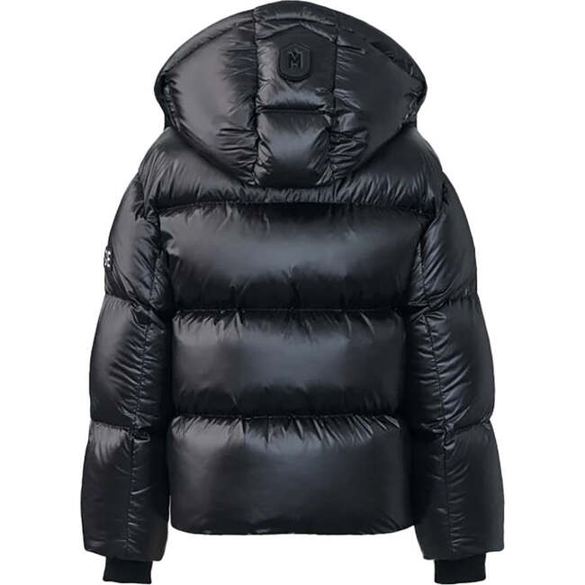 Jesse Toddler Hooded Down Jacket, Black - Coats - 3