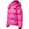 Jesse Toddler Hooded Down Jacket, Pink - Coats - 2 - thumbnail