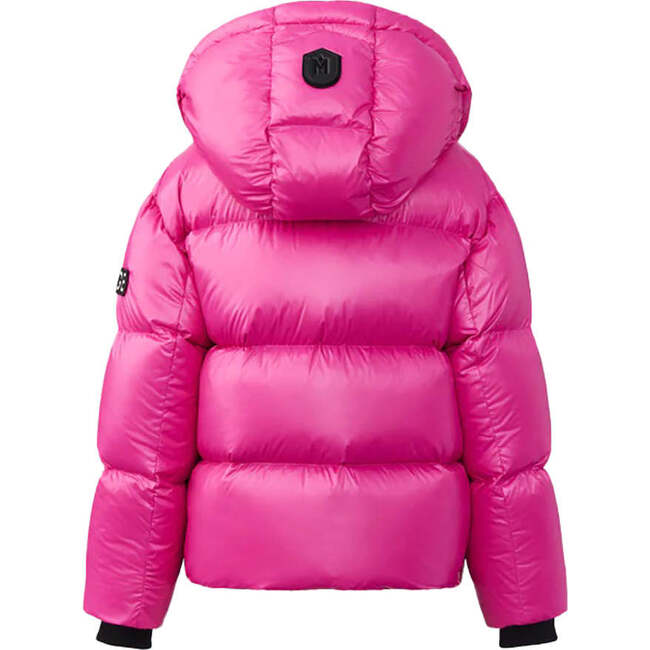 Jesse Toddler Hooded Down Jacket, Pink - Coats - 3