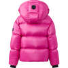 Jesse Toddler Hooded Down Jacket, Pink - Coats - 3