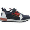 Alben Suede Shoes, Navy - Sneakers - 1 - thumbnail