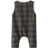 Plaid Onesie, Grey - Onesies - 2