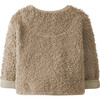 Fuzzy Jacket, Beige - Jackets - 2