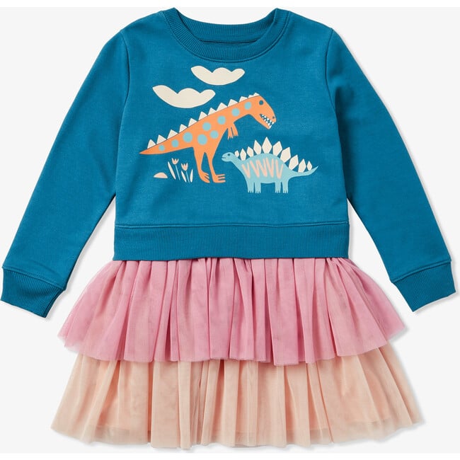 Sweatshirt Dress with Tulle, Paleontology