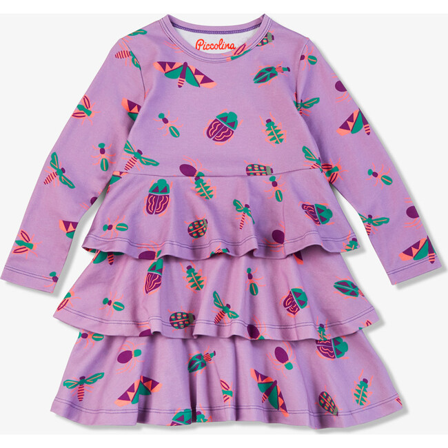 Long Sleeve Tiered Dress, Entomology - Dresses - 1