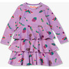 Long Sleeve Tiered Dress, Entomology - Dresses - 1 - thumbnail