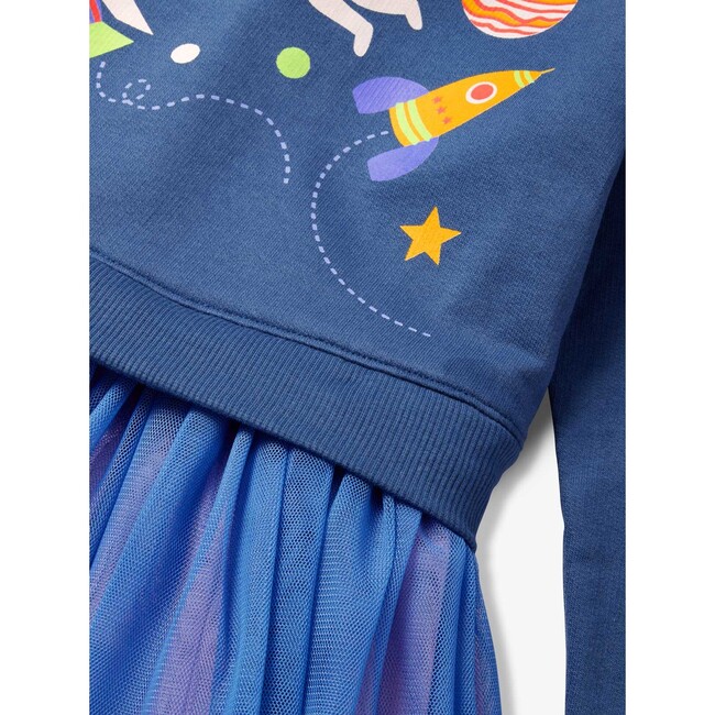 Sweatshirt Dress with Tulle, Space Exploration