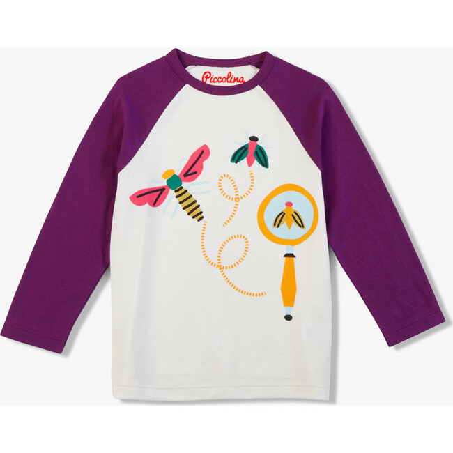 Graphic Long Sleeve Raglan Tee, Entomology