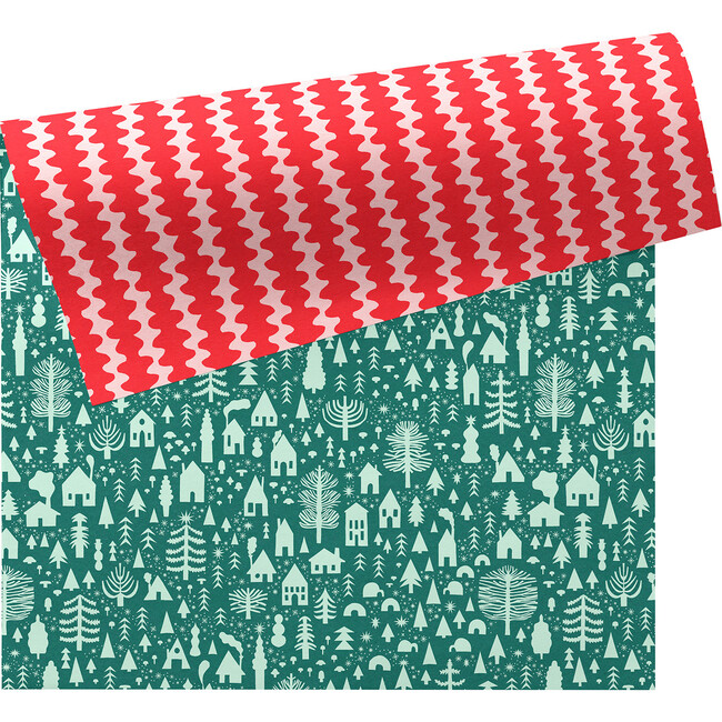 Winter Village Wrapping Paper