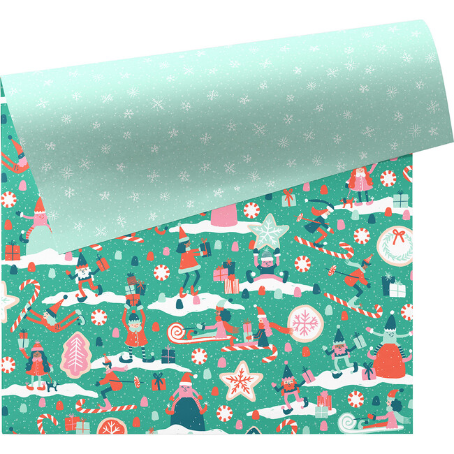 Candy Cane Lane Wrapping Paper - Paper Goods - 1