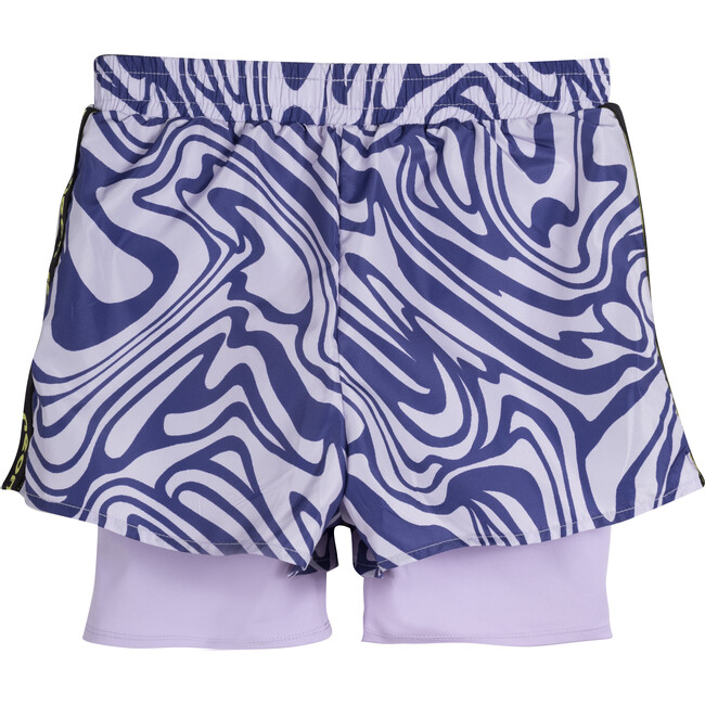 Nadine Athletic Short, Trippy Swirl - Shorts - 5