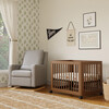 Yuzu 8-in-1 Convertible Crib with All-Stages Conversion Kits, Natural Walnut - Cribs - 3 - thumbnail