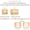 Yuzu 8-in-1 Convertible Crib with All-Stages Conversion Kits, Natural - Cribs - 7 - thumbnail