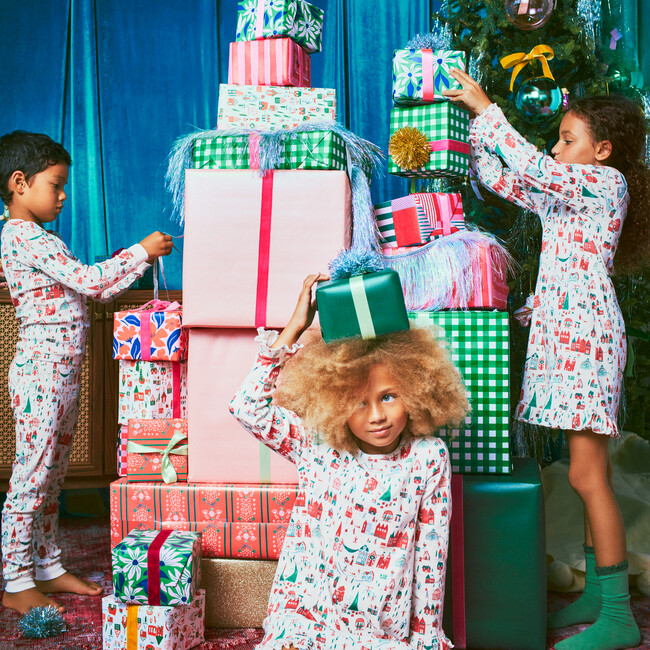 Taylor Holiday Pajama Set, Mr. Boddington's Village - Pajamas - 5