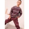 Loneta Pleated Pant, Aubergine - Pants - 2