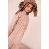 Frilled Gauze Dress, Brown - Dresses - 2