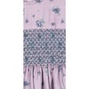 Smocked Viyella Rose Dress, Mauve - Dresses - 4