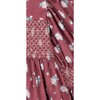 Smocked Viyella Rose Dress, Burgundy - Dresses - 4