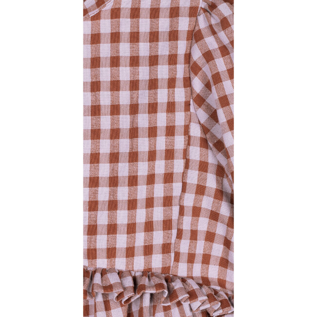 Vichy Dress, Pink Wood - Dresses - 4
