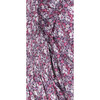 Smocked Popelin Flower Dress, Fuschia - Dresses - 4