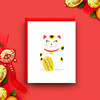 Lucky Cat Maneki Neko Good Luck Card - Paper Goods - 2