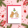 French Bulldog Mistletoe Christmas Card - Paper Goods - 2 - thumbnail