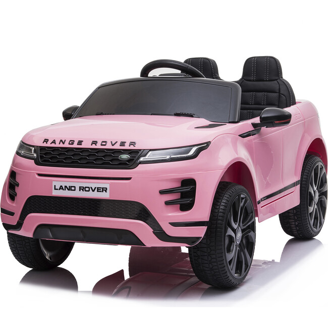 12V Range Rover Evoque 1 Seater Ride on Car Pink - Ride-On - 1