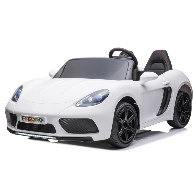 24V  Sport Car 2 Seater Big Ride on White - Ride-On - 1
