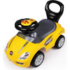 Deluxe Push Ride on Yellow - Ride-On - 1 - thumbnail
