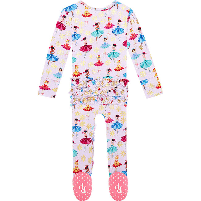 Footie Ruffled Zippered One Piece, Adalyn - One Pieces - 3
