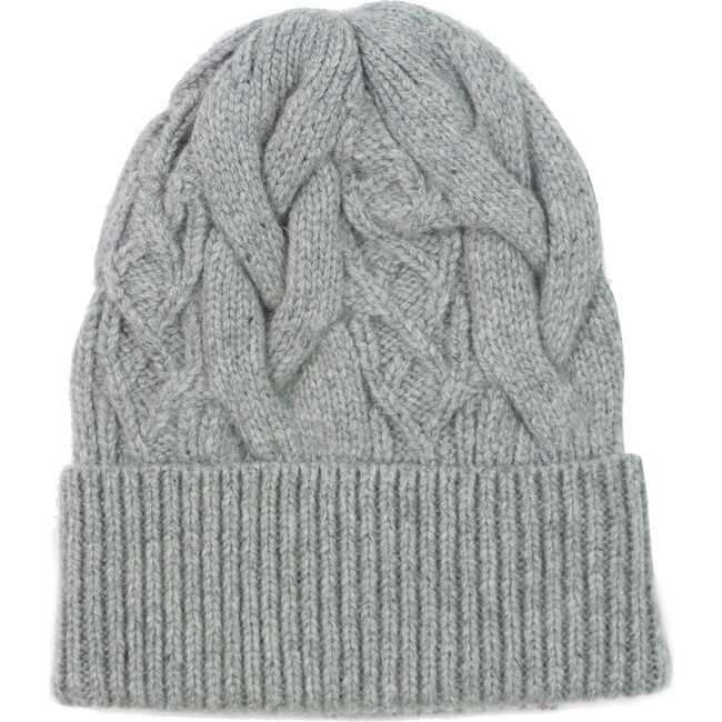 Women's Cable Hat, Grey
