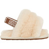 Fluff Yeah Strap Slide, Beige - Sandals - 1 - thumbnail