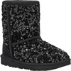 Classic Sequin Winter Boots, Black - Boots - 2