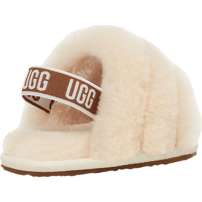 Fluff Yeah Strap Slide, Beige - Sandals - 3