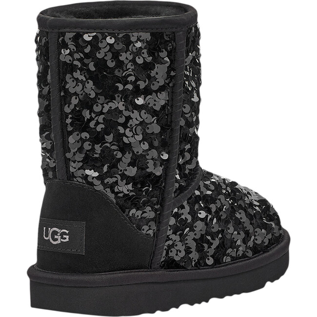 Classic Sequin Winter Boots, Black - Boots - 3