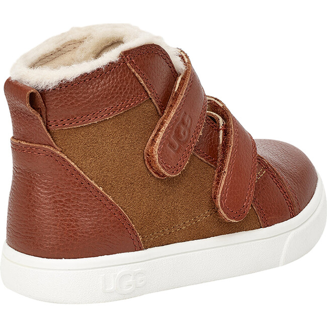 Rennon Toddler Velcro Sneakers, Brown - Sneakers - 3