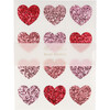 Glitter Heart Stickers - Favors - 1 - thumbnail