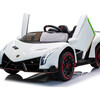 24V 4x4 Lamborghini Veneno 2 Seater Ride on Car White - Ride-On - 3